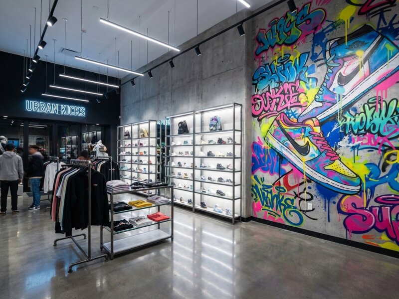Retail store interior