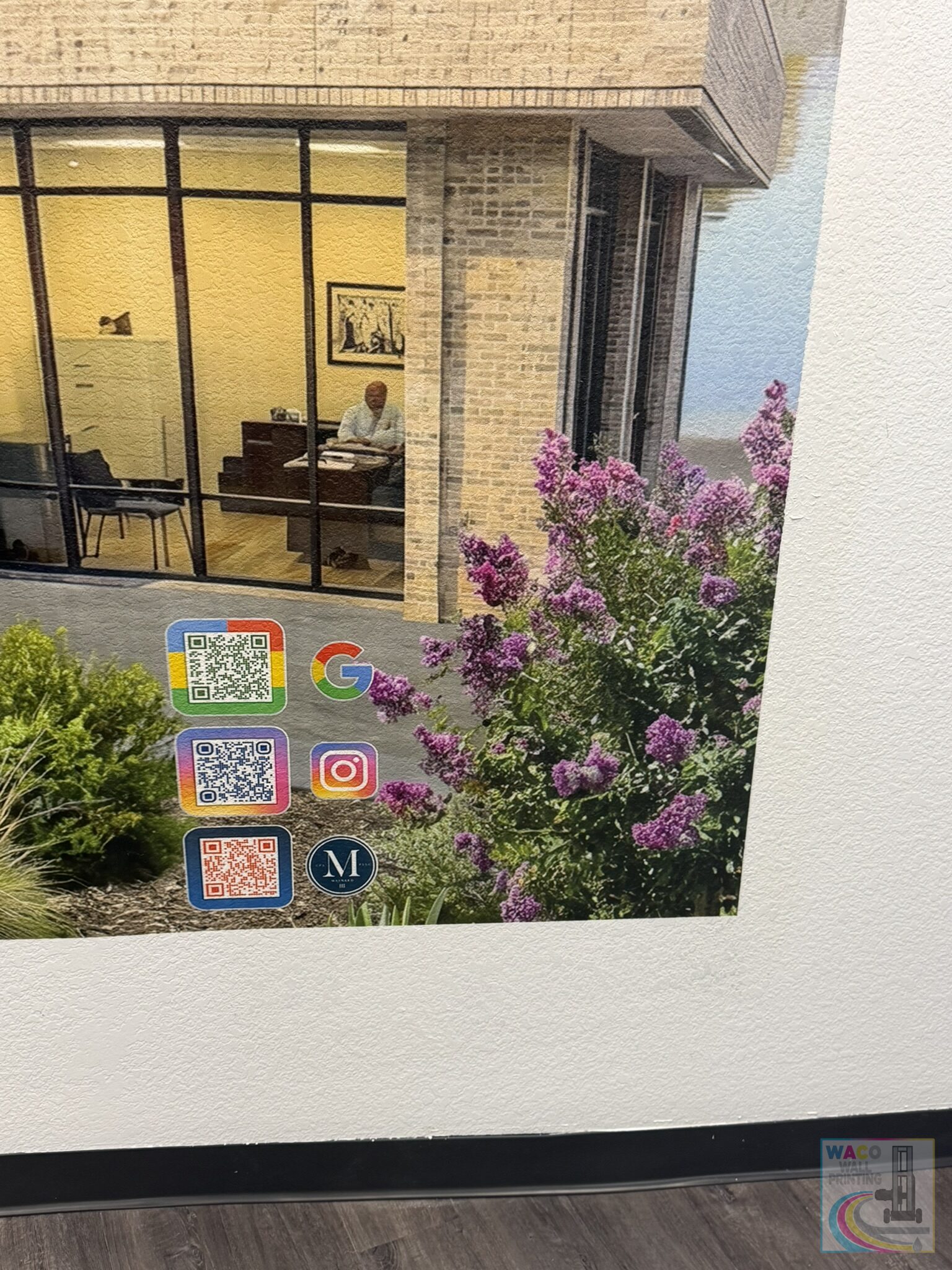 Installed mural view