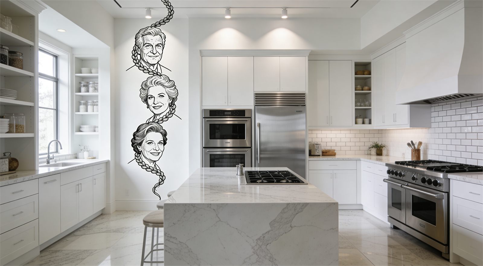 Homes wall print