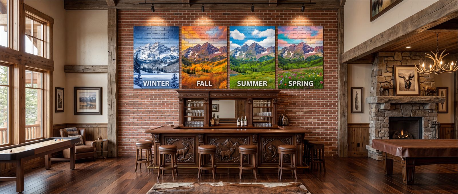 Homes wall print
