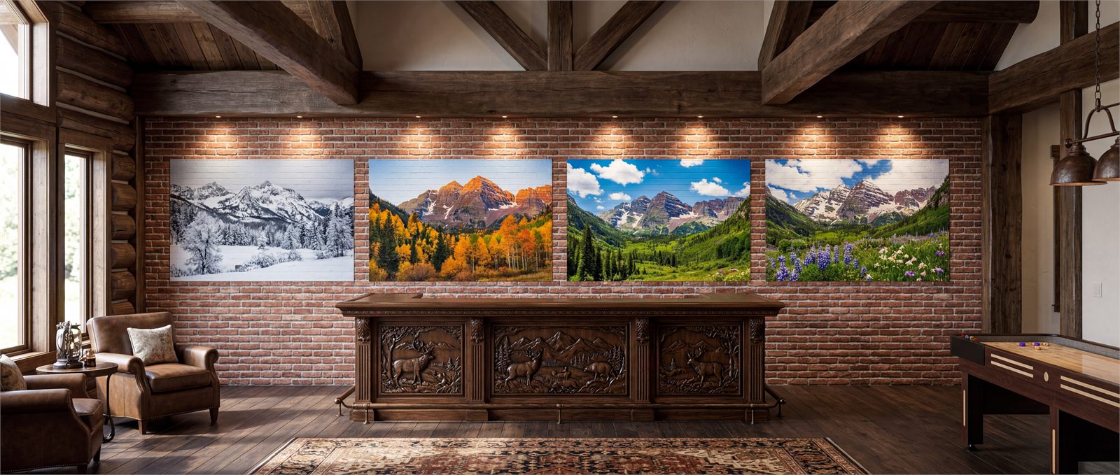 Homes wall print