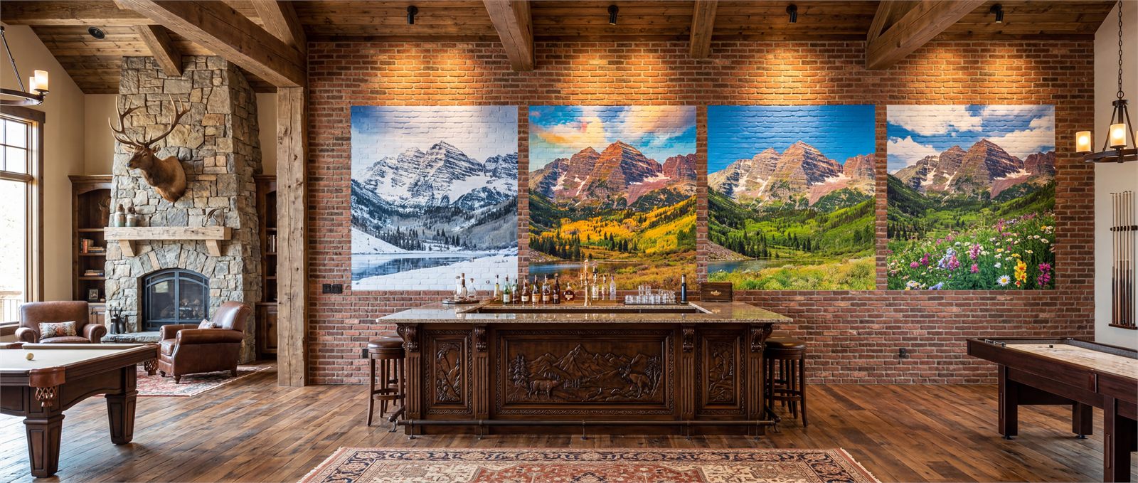 Homes wall print