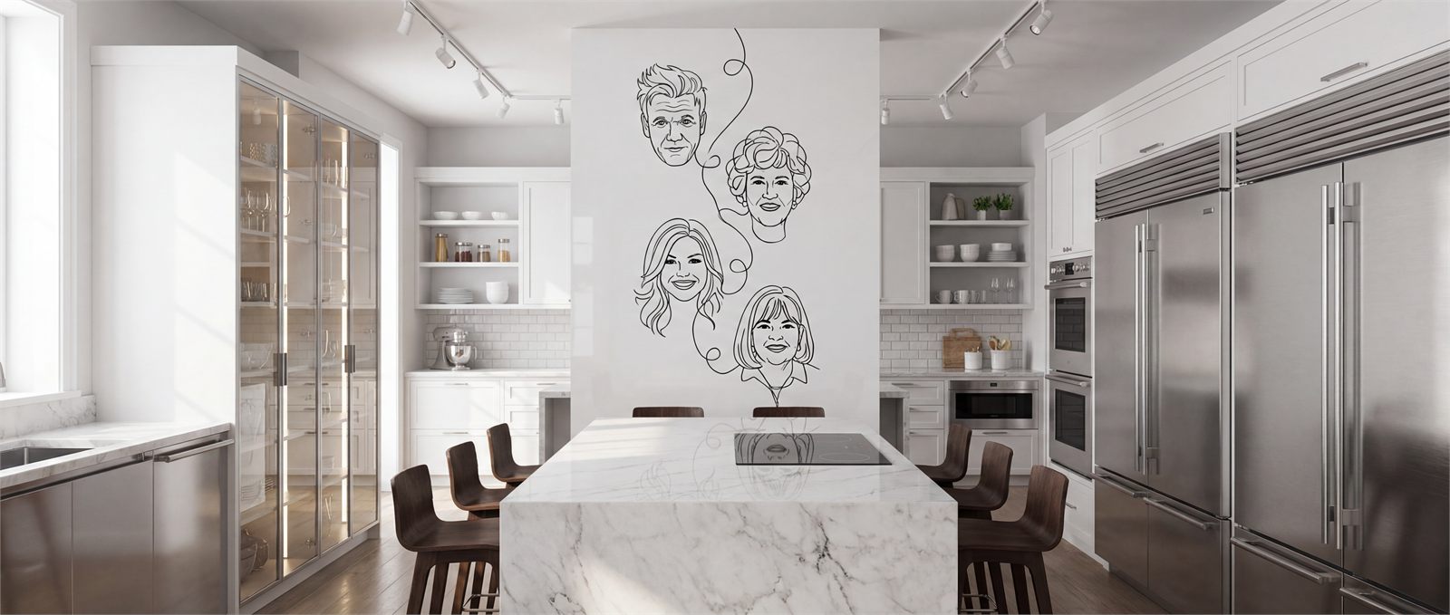 Homes wall print