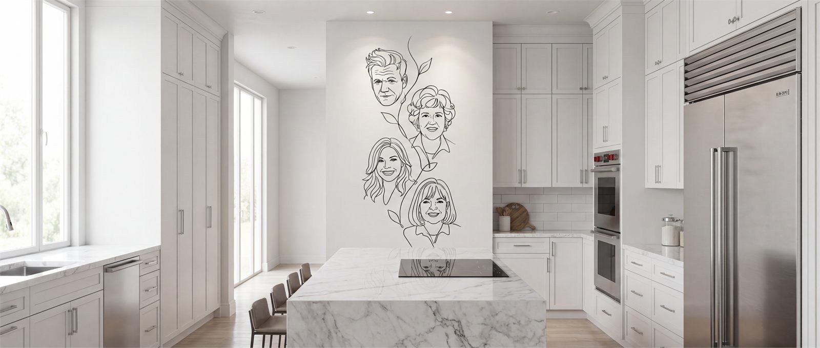 Homes wall print