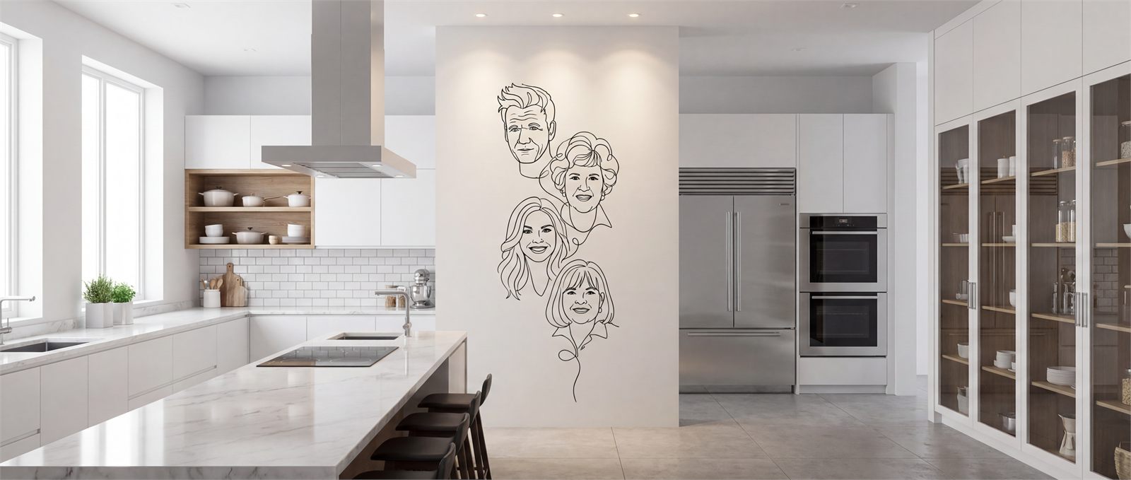 Homes wall print