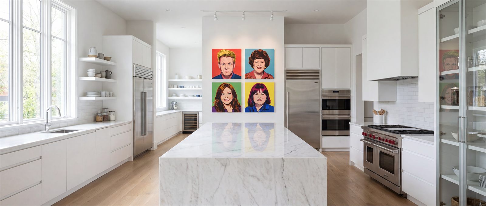 Homes wall print