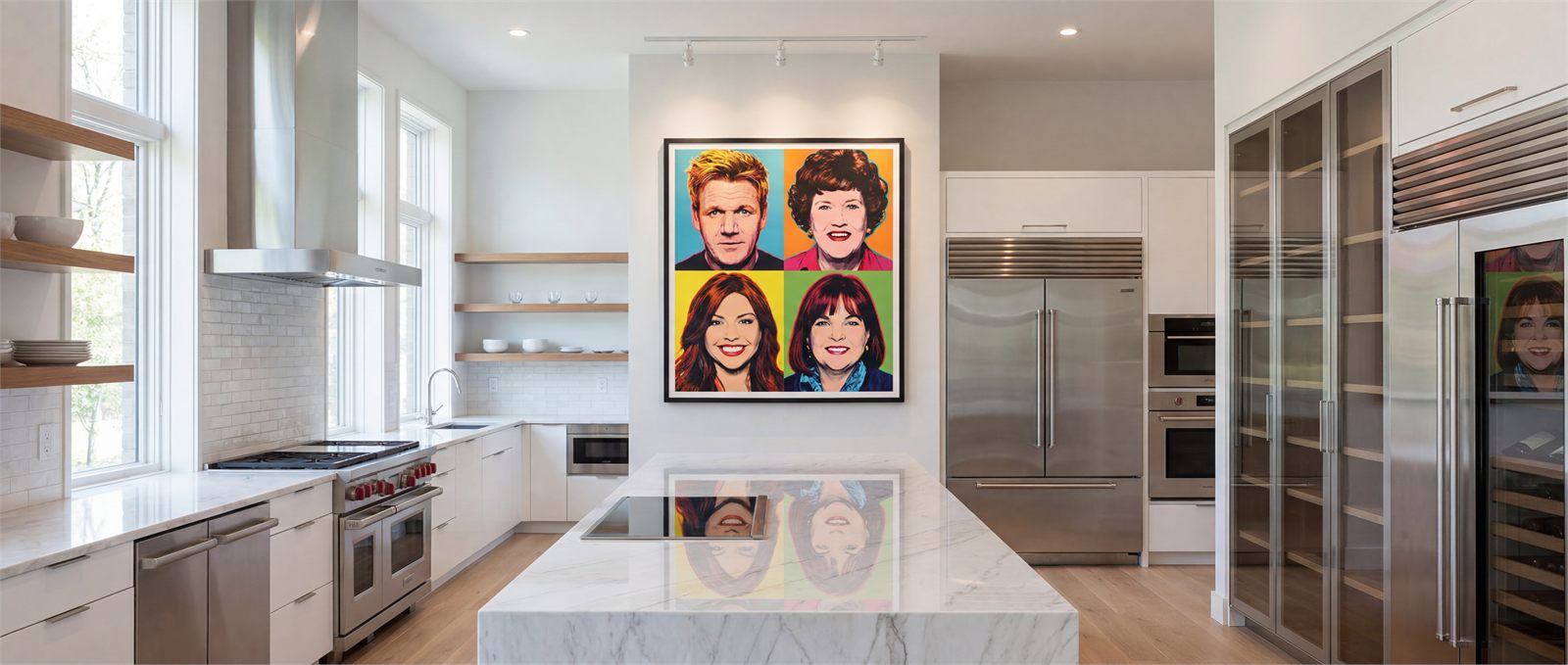 Homes wall print