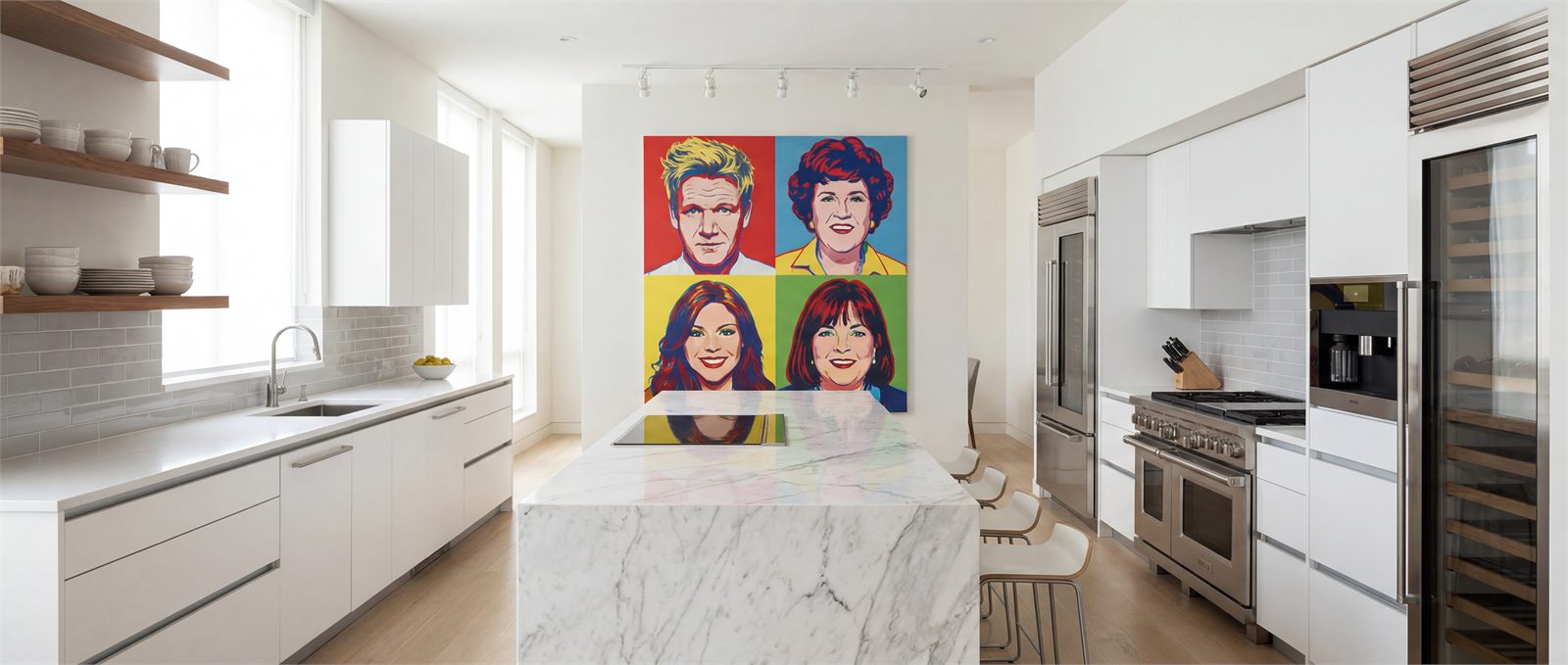 Homes wall print