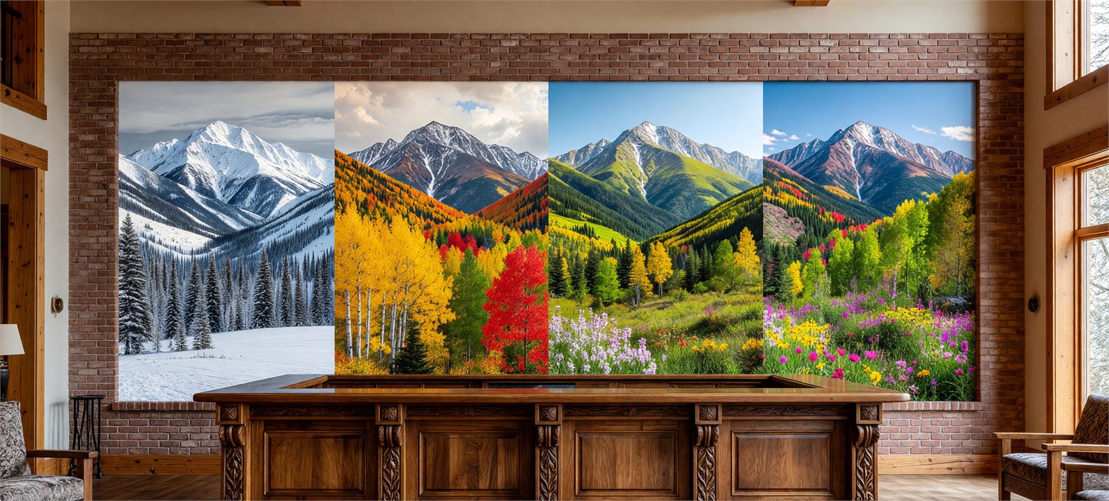 Homes wall print